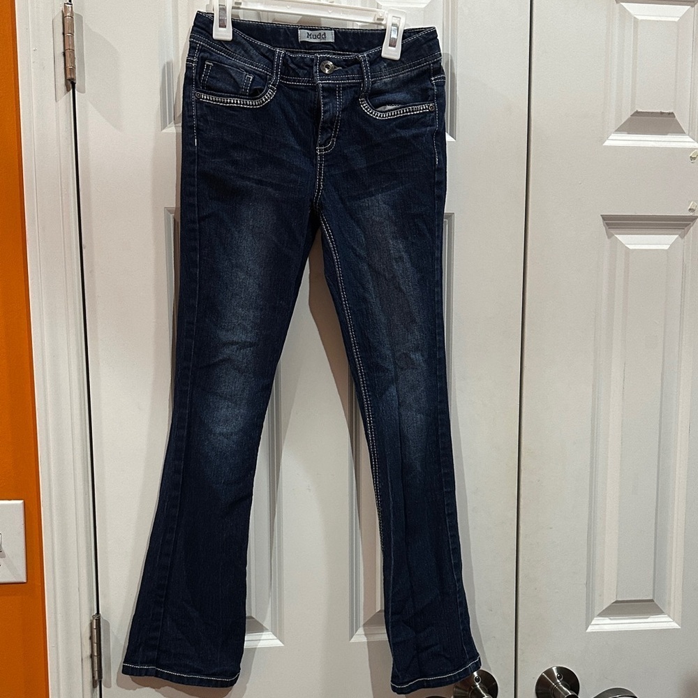 Mudd girls Dark Indigo Boot Cut Jeans size 12